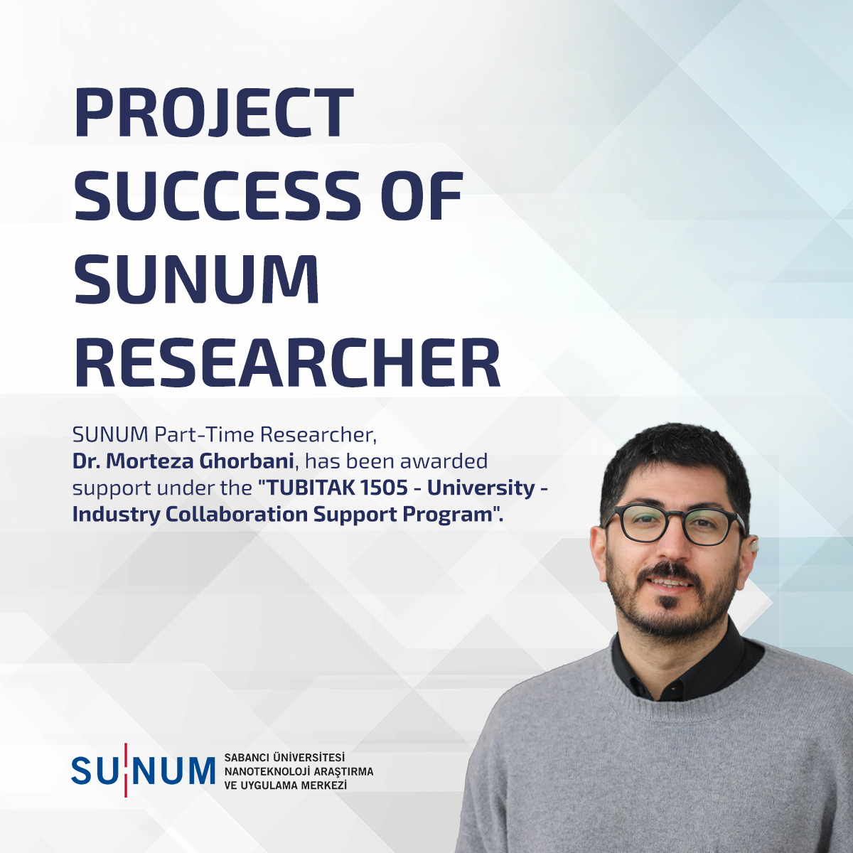 Project Success of SUNUM Researcher